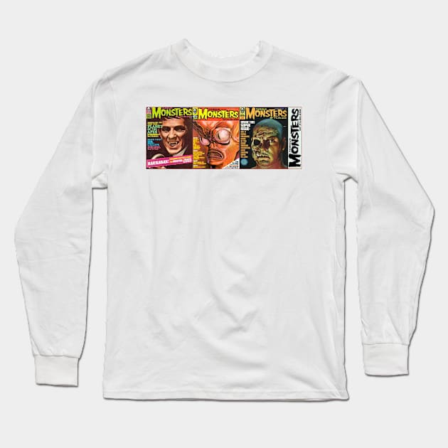 Classic Famous Monsters of Filmland Series 13 Long Sleeve T-Shirt by Starbase79